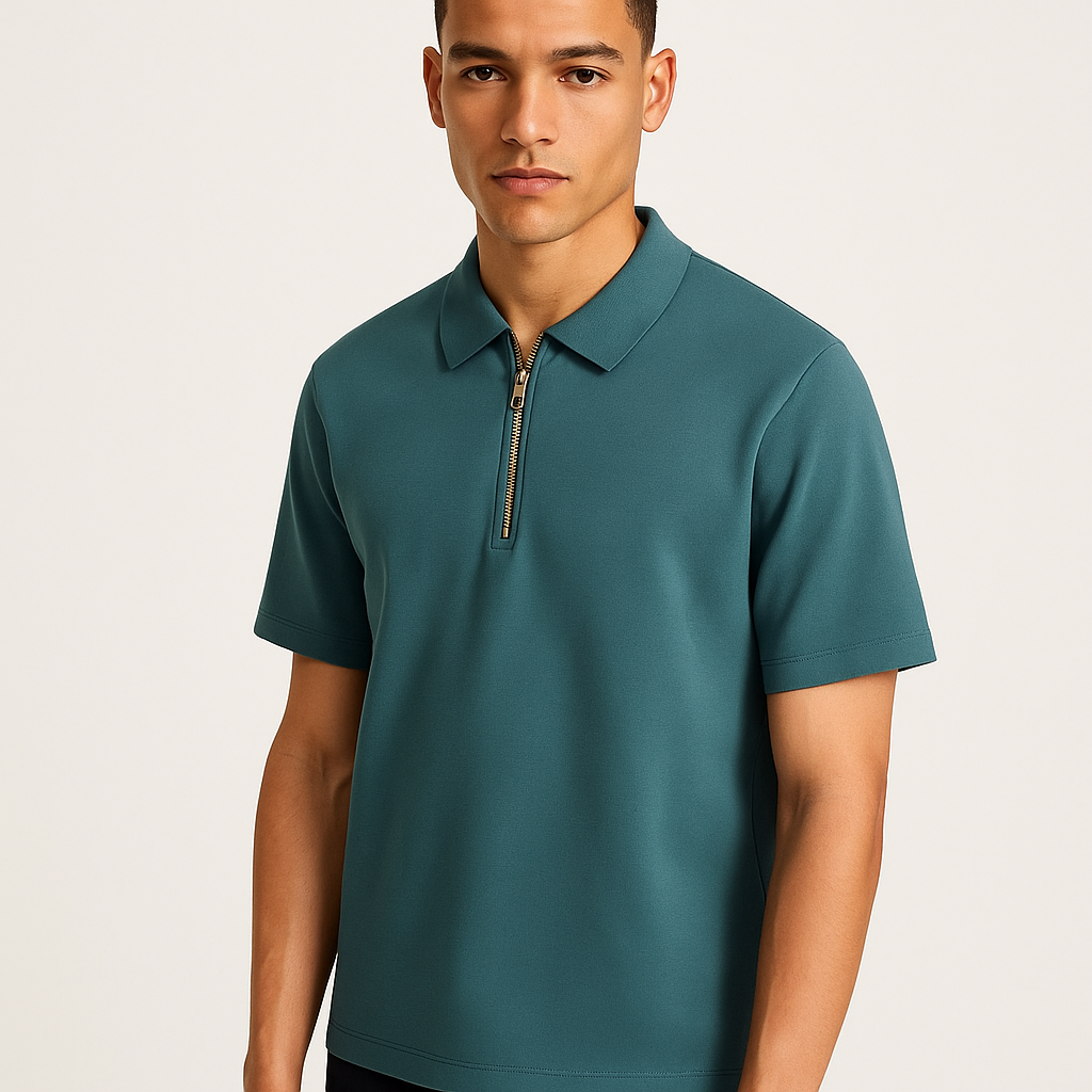 POLO T-SHIRT - sky blue