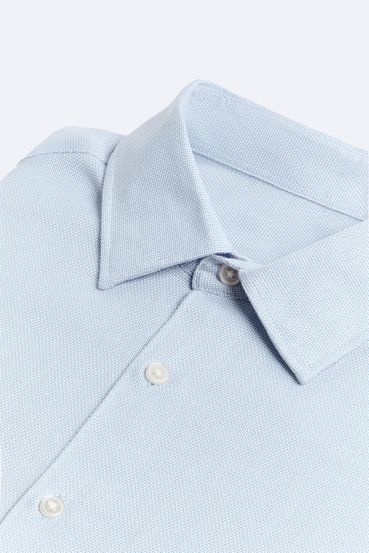 MONARCH OCEAN LINEN SHIRT - skyblue