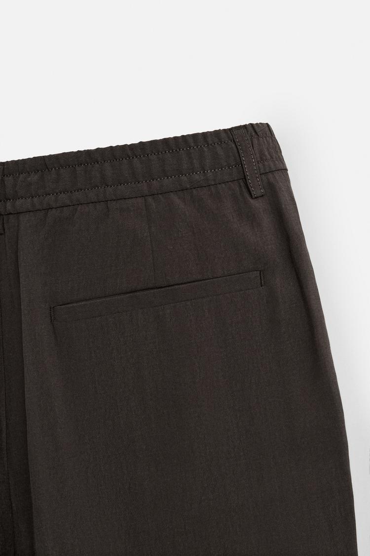 RELAXED FIT KOREAN PLEATED PANTS