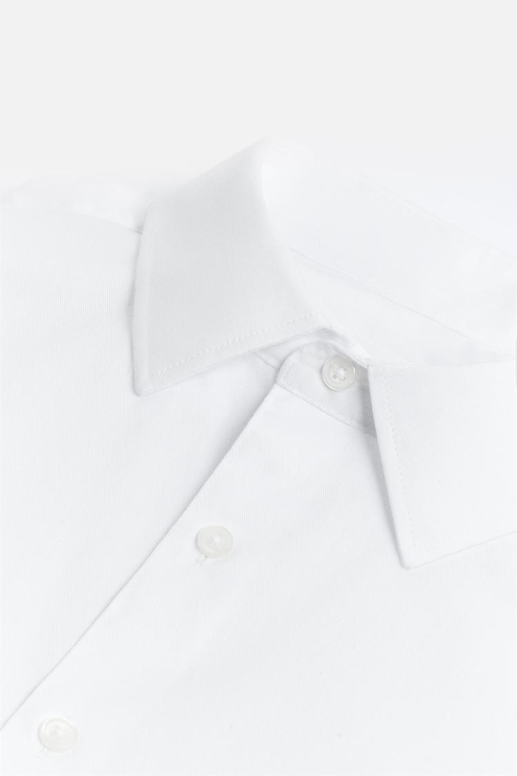 EASY CARE TEXTURED SHIRT - white